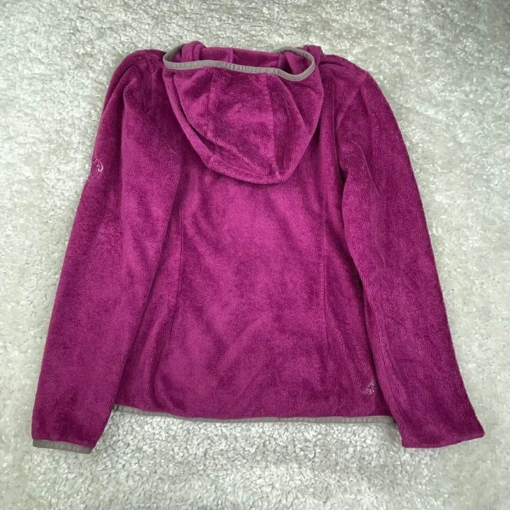 Mammut Fleece Zip Up Hooded Jacket Purple